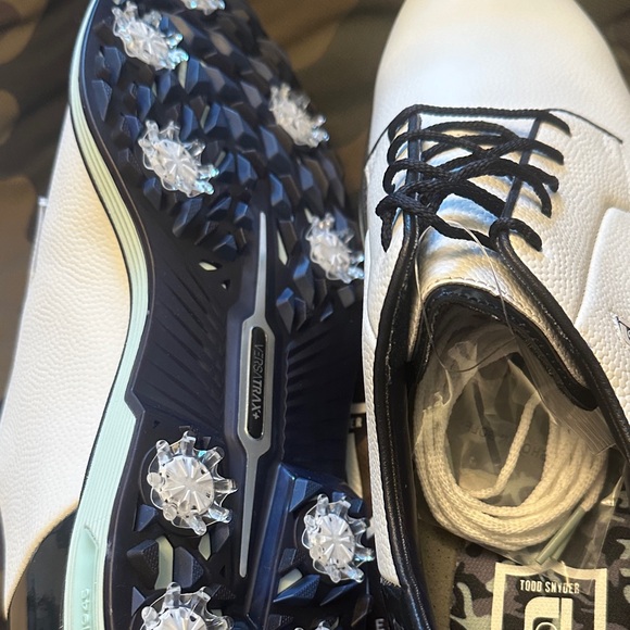 NWT Ltd Edition - FJ x Todd Snyder Men's Mint Julep Premiere Series golf shoes - Picture 12 of 15